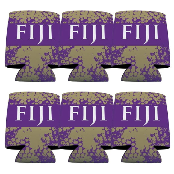 Phi Gamma Delta Can Cooler Set of 6 - FIJI & Gunge Design