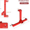 thumbnail image 2 of RVNI Heavy Duty 3 Point CAT 1 Drawbar Trailer Hitch Receiver Tractor Gooseneck Drawbar, 2 of 5