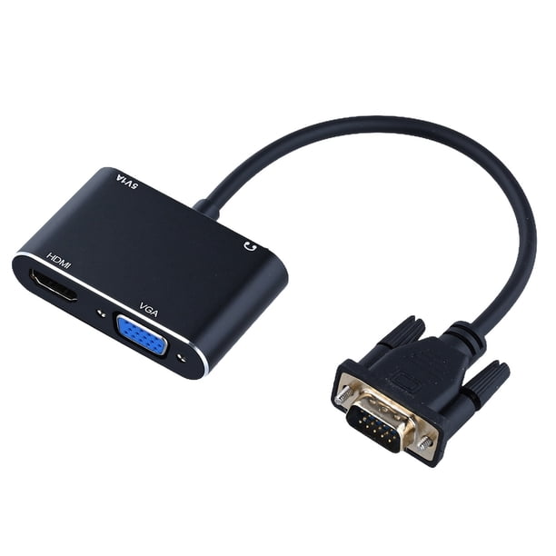 VGA Adapter Dual Screen Adapter High Definition To HDMI-compatible ...