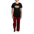 thumbnail image 4 of CafePress - Airedale Terrier Lover Pajamas - Women's Short Sleeve Print T-Shirt and Pants Dark Cotton Pajama Set, 4 of 7