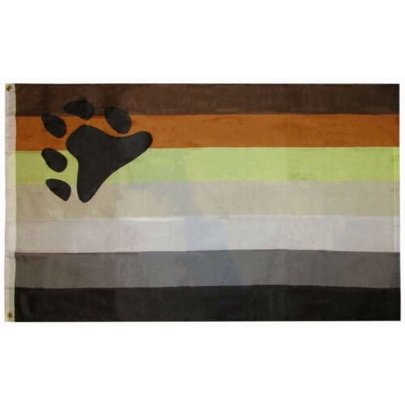 3x5 Bear Pride Poly Flag 3'x5' Cub House Banner Grommets Fade Resistant Outdoor