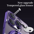thumbnail image 4 of Funda Magnética Transparente De Lujo Para iPhone 11 12 Pro Max Carga Inalámbrica Con Soporte Invisible Cubierta Trasera, 4 of 4
