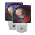 thumbnail image 7 of Falling Geometric Sensation Illusion Night Light 2 Pack LED Nightlight Plug into Wall Dusk to Dawn Sensor Soft White, 7 of 7