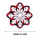 thumbnail image 2 of Fiudx Felpudo de Copos de Nieve Invernales, Antideslizante, Lavable, Bonito Adorno Navideño, Material Suave y Flexible, Ideal para La Entrada de Vacaciones, para Uso En Interiores y Exteriores, 67 X, 2 of 7