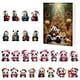 thumbnail image 1 of Set De Calendario De Adviento Con Cuenta Atrás Para El Año 2025 Con Figuritas Coleccionables Misteriosas De Pandas Y Adornos Para Colgar Para Fiestas, 1 of 8