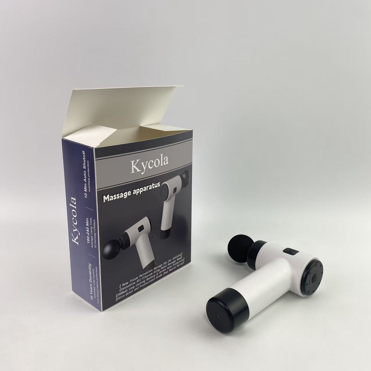 Kycola Massage apparatus,Massage Gun Deep Tissue Percussion with Metal Head Therapy, Professional Muscle Massage Gun for Athletes, Electric Massager Gun for Pain Relief