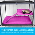 thumbnail image 2 of Paw Inspired&Acirc;&reg; Fitted Fleece Cage Liners for Ferret Nation/Critter Nation Single Unit (Bottom Pan Liner, Ramp Cover, Shelf Liner) for Ferrets, Rats, Chinchillas, Hedgehog, 2 of 6