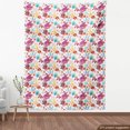 thumbnail image 4 of Botanical Sofa Upholstery Fabric by the Yard, Colorful Flowering Forest Plants Peony Daisy Aloha Flourish Plants Exotic, Decorative Fabric for DIY and Home Accents, Multicolor by Ambesonne, 4 of 5