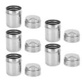 thumbnail image 3 of Heaveant Seasoning Bottle, 5PCS Stainless Steel Spice Shaker Camping Spice Bottle Containers with Rotating Cover Kitchen Gadget BBQ Tool, 3 of 7