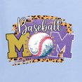 thumbnail image 2 of Baseball Mom Cheetah Glitter Sports Mens Long Sleeve Shirt, Light Blue, X-Large, 2 of 4