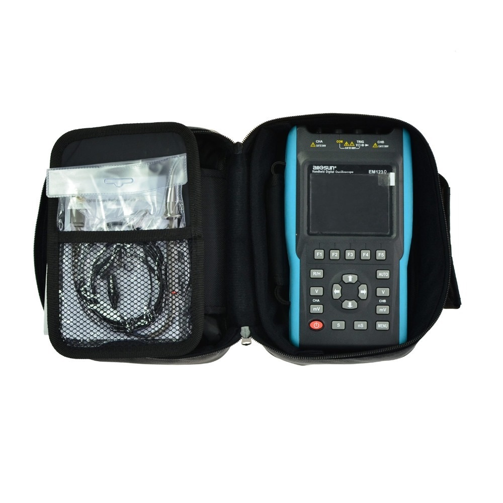 2in1 Handheld Oscilloscope 2 Channels With Color Screen Scope Digital Multimeter DMM Meter 6000 Counts EM1230