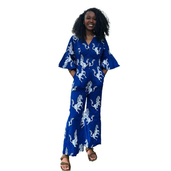 African Print Ankara Jumpsuit