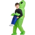 thumbnail image 1 of Disfraz inflable de extraterrestre de dinosaurio (versión para niños), disfraz de extraterrestre divertido para hombres adultos, 1 of 5