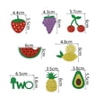 thumbnail image 3 of FUTUREORYY 12Pcs Drinking Paper Straws Fruits Cards Assorted Color 3.5x6cm 19.5x0.5in, 3 of 7