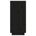 thumbnail image 5 of vidaXL Sideboard Black 60x34x75 cm Solid Wood Pine, 5 of 5