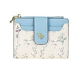 thumbnail image 1 of Women's Floral Purse Slim Card Holder Compact Wallet Stylish Clutch For Daily Use Practical Accessory Lightweight Secure, 1 of 4