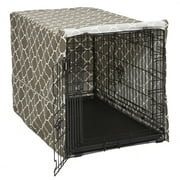 MidWest Homes For Pets QuietTime Defender Dog Crate Cover, Brown, 36"L x 23"W x 25"H