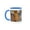 Blue/White, variant on 3drose, Indochinese Tiger, 11oz Two-tone Yellow Mug