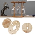thumbnail image 4 of Wine Rack, Natural Wood, Sturdy Toughness And Durable, Environmentally Friendly, Durable Easy To Setup And Disassembly Wine Bottle Holder, For Home School, 4 of 8