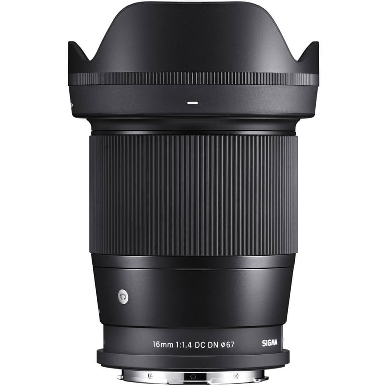 Sigma 16mm f/1.4 DC DN Contemporary Lens for L Mount, Bundle with
