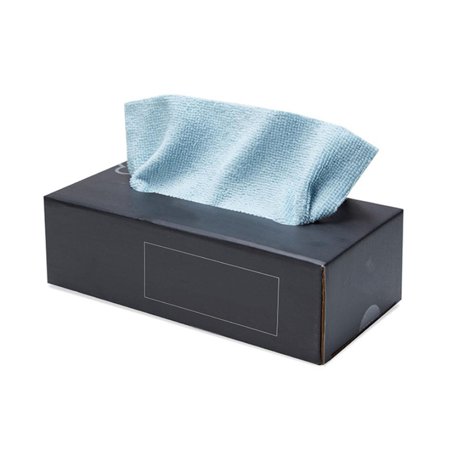 

QING SUN scouring pad-microfiber cleaning cloth household removable rag absorbent microfiber lazy rag kitchen dishwashing cloth disposable scouring pad 22*22cm Blue2