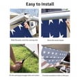 thumbnail image 7 of 4th of July RV Awning Sun Shade Screen 9'X7' American USA Flag Mesh Sunscreen Blue and Red Awning Shade Screen with Zipper UV Blocker Completed Kits Outdoor Canopy for RV Motorhome Camper Travel, 7 of 7
