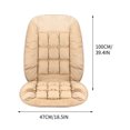 thumbnail image 3 of Xaoshaoyi Car Seat Cushion With Back Support Pillow Enhanced Comfort Memory Foam Design For Pain Relief, Ideal For Drivers And Office Use Ergonomic Lumbar Comfort For Long Sitting, Beige, 3 of 7