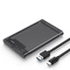 thumbnail image 2 of Caja de disco duro externo USB 3.1/Tipo C para disco duro y SSD de 2,5 pulgadas transparente, 2 of 3
