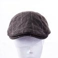 thumbnail image 2 of ITFABS Men's Cap Retro Newsboy Warm Adjustable Lightweight Durable Beret Pea, 2 of 6