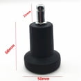 thumbnail image 4 of Campanas para silla de oficina - Pack de 5 puntas de repuesto para ruedas de silla 10/22 mm - Pata de asiento fija y silenciosa para suelo duro, 4 of 5