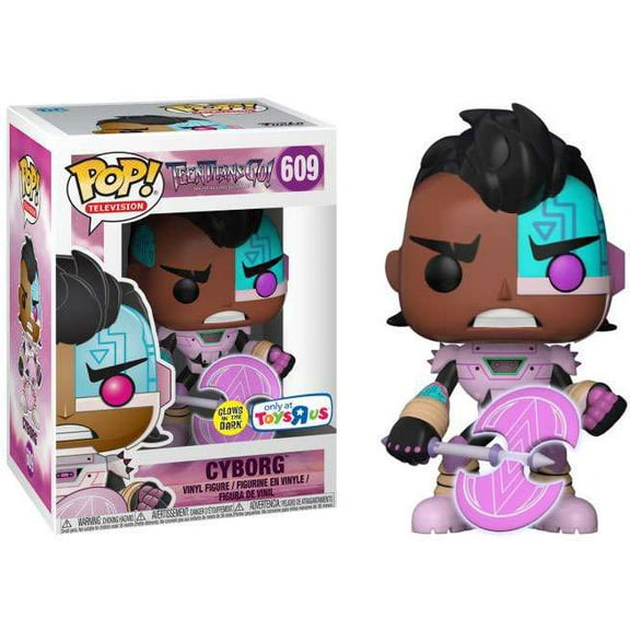 Teen Titans Funko POP! TV Cyborg Vinyl Figure [with Glow Axe]