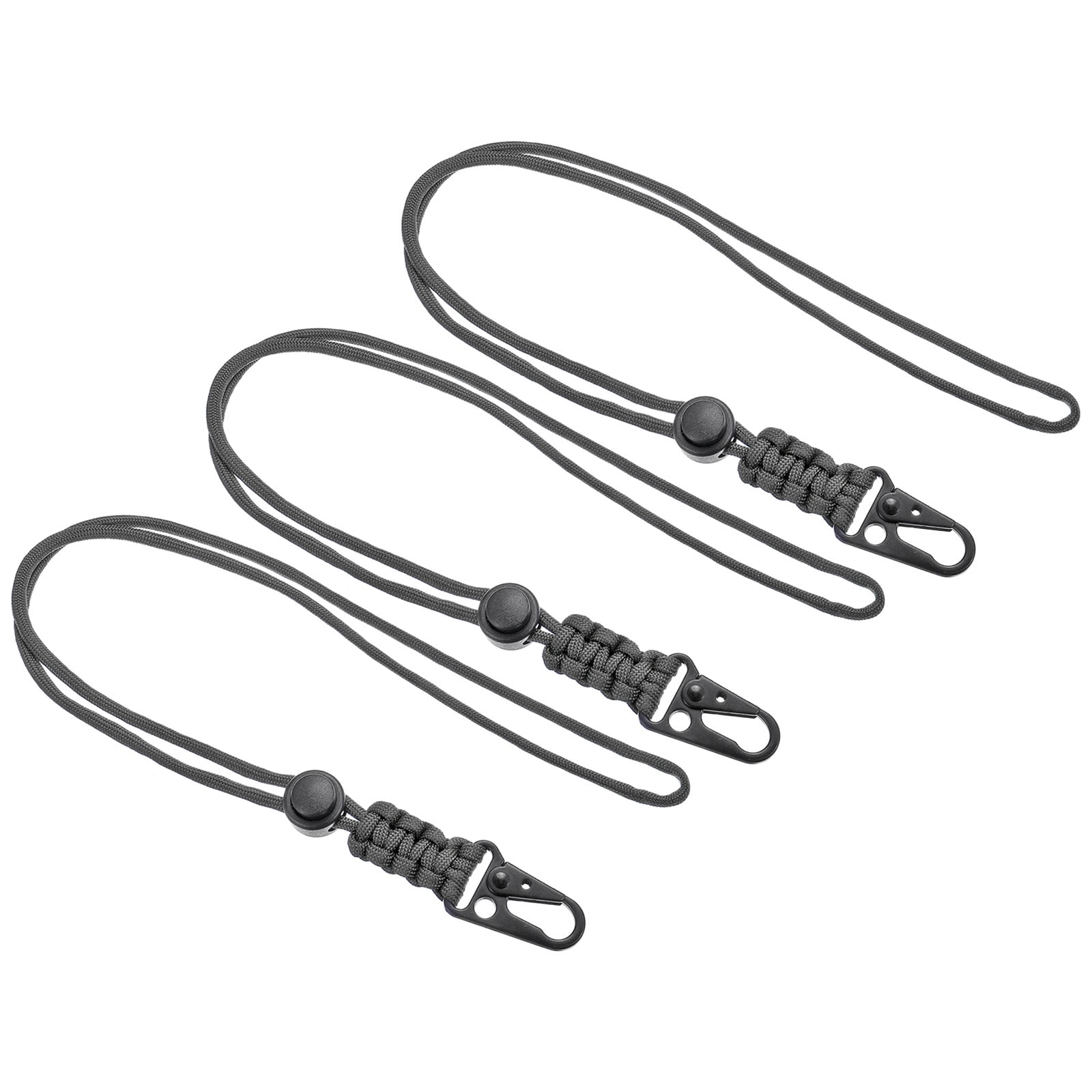 Badge Lanyard with Sling Clip, Adjustable Necklace Cord Strap Metal