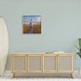 thumbnail image 2 of Stupell Egret Beach Reeds Coastal Grasses Landscape Painting Gray Framed Art Print Wall Art, 2 of 7