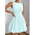 thumbnail image 3 of Vestido de verano PRETTYGARDEN 2025, casual, sin mangas, sin mangas, azul, 3 of 9