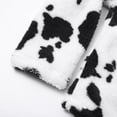 thumbnail image 6 of Bovemsi Trench Coats Women's Casual Faux Jacket Trendy Long Sleeve Button Up Cow Print Autumn Winter Loose With Pockets Fall Winter Clothes XL, 6 of 8