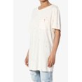 thumbnail image 3 of TheMogan Women's Unisex Splashed Relaxed Fit Crew Neck Short Sleeve Tee T-Shirt, 3 of 7