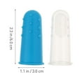 thumbnail image 3 of HLONK 12Pcs Baby Finger Toothbrush Infant Toothbrush Silicone Toothbrush Baby Tongue Cleaner, 3 of 9