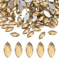 thumbnail image 1 of Paquete de 200 Strass en Forma de Ojo de Caballo, Pegatinas de Strass Acrílico de Respaldo Plano de 15x7mm para Manualidades DIY/Joyería [Champagne], 1 of 6