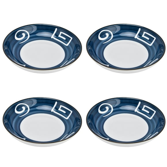 Japanese Bowl Set,4Pcs 7in Japanese Bowl Pasta Bowls Retro Bowl Top-Notch Performance