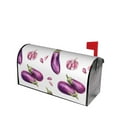 thumbnail image 3 of Mailbox Covers, Eggplant garlic purple Mailbox Cover Magnetic Extra Large Size 25.5" x 21", Decorative Magnetic Mailbox Covers Post Letter Box Wrap Cover Decor for Outdoors, 3 of 7