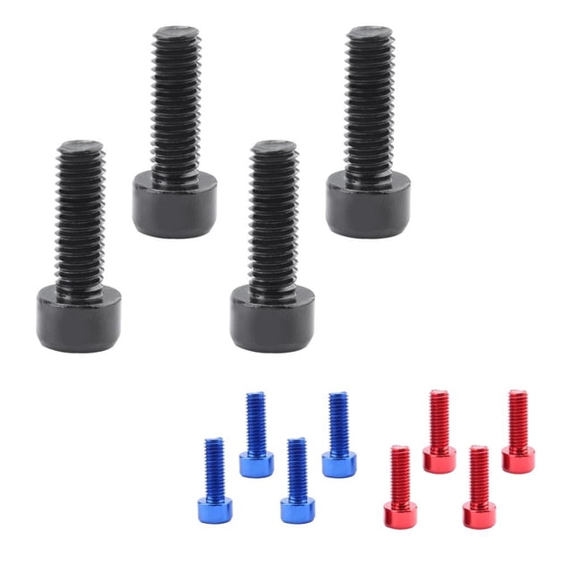 12pcs Tornillos De Aleación De Pernos De Jaula De Botella De Agua - Multicolor