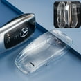 thumbnail image 2 of Transparent TPU Car Key Case Cover Holder For Mercedes S E Class E200 C260L GLC, 2 of 6