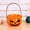 C, variant on sruoe Halloween Party Decoration, Halloween Plastic Pumpkin Jar, Holiday Decoration, Halloween Decor Indoor, Ghost Party Prop, Portable Handheld Pumpkin Basket, Trick Pumpkin Candy Pail Holder