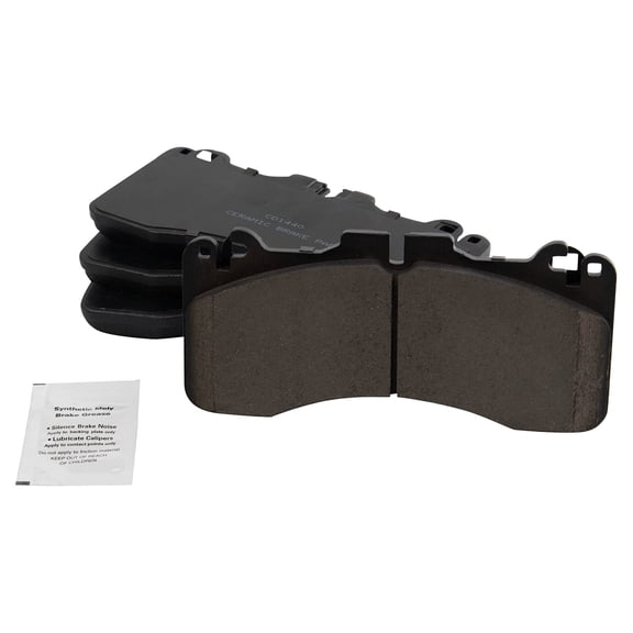 TRQ Font Premium Posi Ceramic Disc Brake Pad Set for Lexus LS460 F Sport New BFA73535 Fits select: 2015-2020 LEXUS RC-F, 2016-2020 LEXUS GS-F