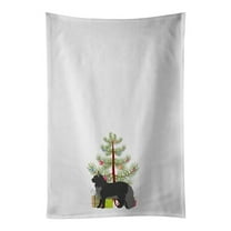 Carolines Treasures CK4649WTKT 28 x 19 in. Unisex Maine Coon No.2 Cat Merry Christmas White Dish Towels Kitchen Towel - Set of 2