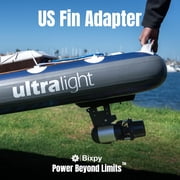 Bixpy US Fin Adapter for K-1 Motor – Plug and Play US Fin Box Mount, Corrosion-Resistant Motor Bracket for Paddleboards, SUP Boards, Kayaks, Inflatable Boats, Canoes and Small Watercraft