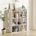 thumbnail image 6 of Costway 1 PCS 7-cube Bookcase Open Storage Shelf with Anti-tipping Kits for Living Room White, 6 of 9
