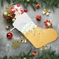 thumbnail image 6 of Coolnut Christmas Stockings 2 Pack Ice Cream Cone Food Sweet Xmas Stockings 17.7 inch Fireplace Hanging Stockings for Family Christmas Decoration, 6 of 6