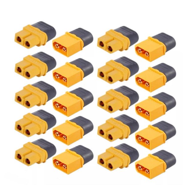 10 pares de conector de clavija Xt60, juego de conector macho hembra Xt60, conector macho hembra, carcasa de funda Xt60h