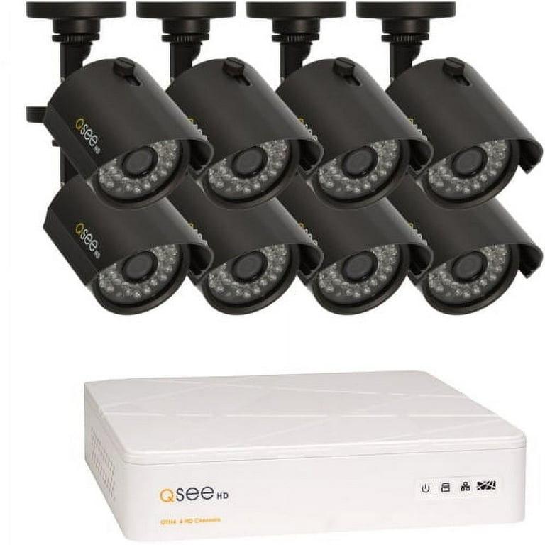 qsee Security Surveillance System 8カメラ Amazon.com : Qsee 8CH 5MP Security Camera System with Color